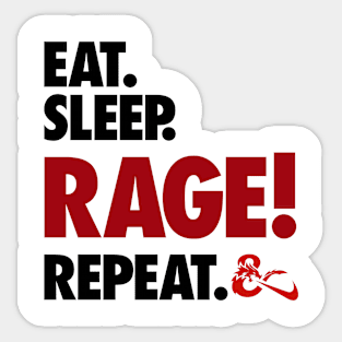 Rage - D&D Sticker